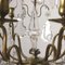 Chandelier in Brass & Glass, Italy, 20th Century, Image 3