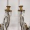 Barocke Wandlampen aus Bronze & Glas, Italien, 20. Jahrhundert, 2er Set 5
