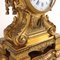 Triptych Clock & Candleholders in Bronze, France, 19th Century, Set of 3, Image 8