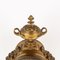 Reloj tríptico y candelabros de bronce, Francia, siglo XIX. Juego de 3, Imagen 6