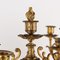 Reloj tríptico y candelabros de bronce, Francia, siglo XIX. Juego de 3, Imagen 15