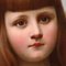 Porträt eines kleinen Mädchens, Öl auf Leinwand, 19. Jh. 4