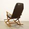 Italian Rocking Chair in Poplar, 1960s, Image 8