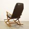 Rocking Chair en Peuplier, Italie, 1960s 8