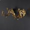 Appliques Murales Rococo en Bronze, Italie, Set de 2 1