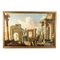 Artista italiano, paesaggio con architettura, XX secolo, olio su tela, Immagine 1