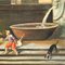 Artista italiano, paesaggio con architettura, XX secolo, olio su tela, Immagine 9