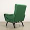 Italian Armchair in Green Fabric, 1960s 11