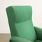 Italian Armchair in Green Fabric, 1960s 7