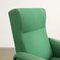 Italienischer Sessel mit Grünem Bezug, 1960er 7