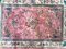 Rosa chinesischer Vintage Teppich, 1980er 2