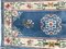 Tapis Bleu Vintage, Chine, 1980s 3