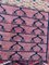 Tappeto quadrato Hatchlou antico, Turkmen, anni '20, Immagine 6
