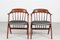 Danish Modern Teak Armchairs in the style of Illum Wikkelsø, Denmark, 1960s, Set of 2, Image 1