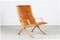 Cognac Color Leather and Beech Ax-Chair by Mølgaard & Hvidt for Fritz Hansen, 1978 1