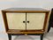 Italian Art Deco Parchment, Maple and Walnut Briar Nightstands, 1940s, Set of 2 7