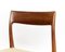 Mid-Century Model 77 Dining Chairs by Niels Otto Møller for J.L. Møllers, 1960s, Set of 4, Image 5