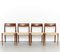 Mid-Century Model 77 Dining Chairs by Niels Otto Møller for J.L. Møllers, 1960s, Set of 4, Image 1