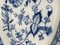 Fuente de porcelana azul de Carl Teichert para Meissen, década de 1880, Imagen 5