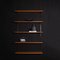 Minimalist Wall Unit with Oak Shelves, 1970s, Image 2