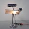 Vintage Desk Lamp with 3 Chrome Shades, 1960s 4