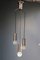 Aluminum and Glass Suspension Lamp from Stilux Milano, 1950s 1