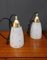 Deckenlampen aus Glas & Messing von Doria Leuchten, 1950er, 2er Set 2