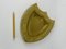 Gelb glasierter Keramik Aschenbecher von Moët & Chandon, Frankreich, 1990er 2