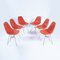 DKR-2 Wire Chairs by Charles and Ray Eames from Vitra, 1970s, Set of 6 2