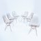 DKR-2 Wire Chairs by Charles and Ray Eames from Vitra, 1970s, Set of 6 4