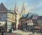 Robert Giovanni, Market Day in Quimper, Early 20th Century, Paint, Image 8