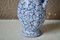 Vase in Cracked Blue Ceramic, 1950s 8
