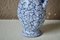 Vase in Cracked Blue Ceramic, 1950s, Image 8