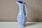 Vase en Céramique Craquelée Bleue, 1950s 4