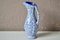 Vase in Cracked Blue Ceramic, 1950s, Image 4