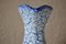 Vase in Cracked Blue Ceramic, 1950s 6