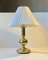 Scandinavian Modern Brass Table Lamp from Abo, 1970s, Image 1