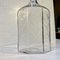 Art Deco Whiskey Glass Decanter with Etched Flowers from Holmegaard, 1930s 2