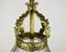 Antike Laternen-Deckenlampe aus Bronze, Frankreich, 1920er 6