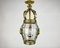 Antique Bronze Lantern Ceiling Light, France, 1920s, Image 3