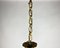 Antique Bronze Lantern Ceiling Light, France, 1920s, Image 9