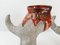 Jarrones franceses zoomórficos de cerámica, años 60. Juego de 2, Imagen 3