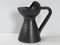 Vaso in ceramica nera perlata, Francia, anni '50, Immagine 7