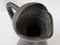 Jarrón francés de cerámica negra nacarada, años 50, Imagen 8