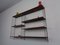 Mid-Century Swedish Rosewood and Metal Modular Wall Unit by Strinning, Kajsa & Nils Nisse for String, 1950s, Set of 11 9