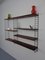 Mid-Century Swedish Rosewood and Metal Modular Wall Unit by Strinning, Kajsa & Nils Nisse for String, 1950s, Set of 10 6