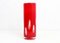 Red and White Murano Glass Vase, 1970s 1