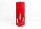 Red and White Murano Glass Vase, 1970s, Image 1