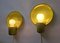 Mid-Century Space Age Wall Lamps, Italy, 1970s, Set of 2 8