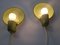 Mid-Century Space Age Wall Lamps, Italy, 1970s, Set of 2 10